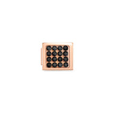 Nomination COMPOSABLE GLAM CRYSTAL Element aus Edelstahl, mit CRYSTAL verziert, rosegold PVD-beschichtet (10_schwarz)